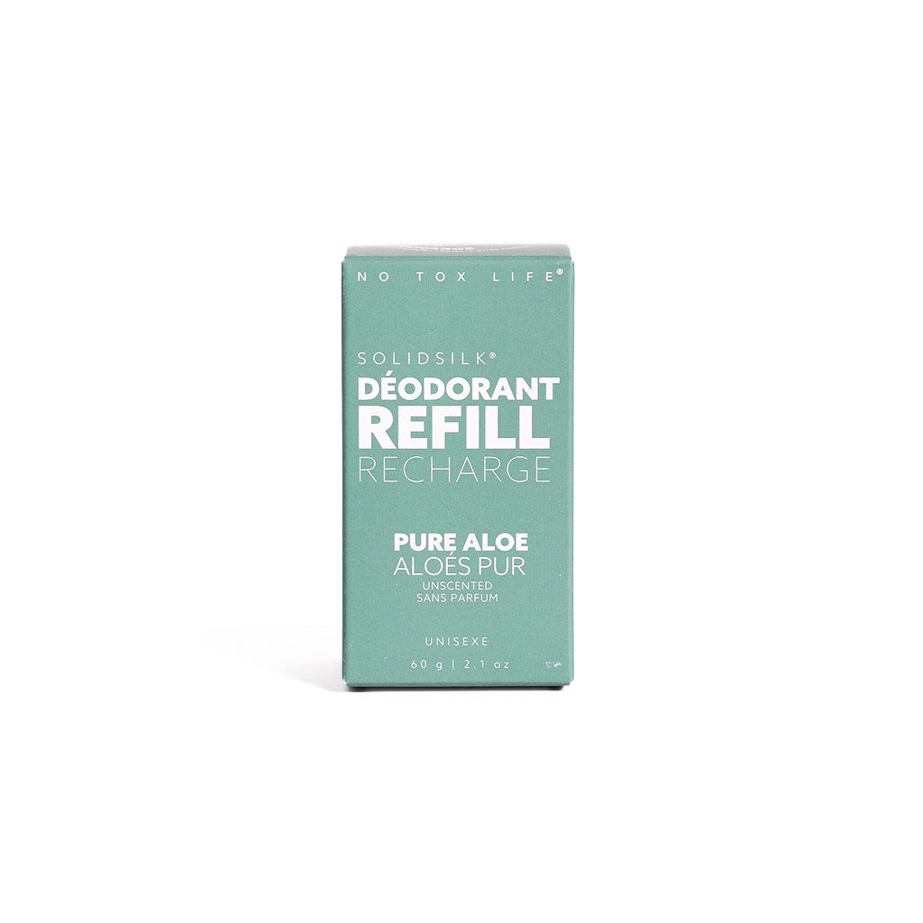SOLIDSILK Pure Aloe Fragrance-Free Deodorant Refill Capsule   at Boston General Store