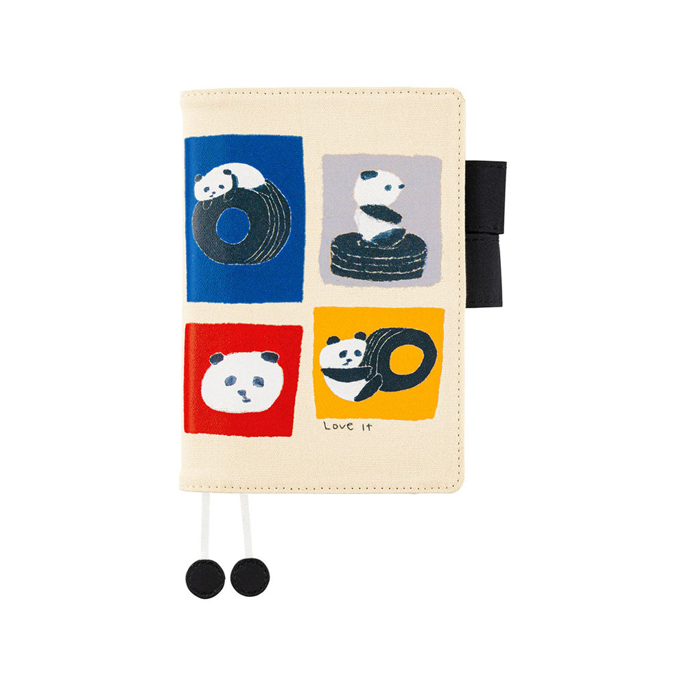 Hobonichi Techo Cover Original A6 - Jin Kitamura Love it Panda    at Boston General Store