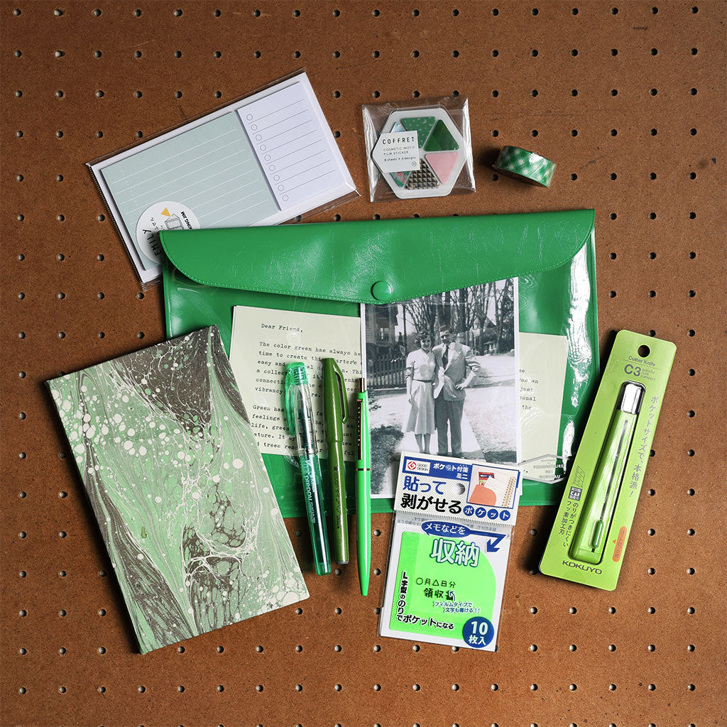 BGS &quot;The Green One&quot; Office Supplies Kit    at Boston General Store