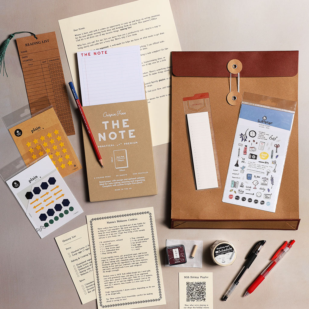 BGS List-Making Kit at Boston General Store