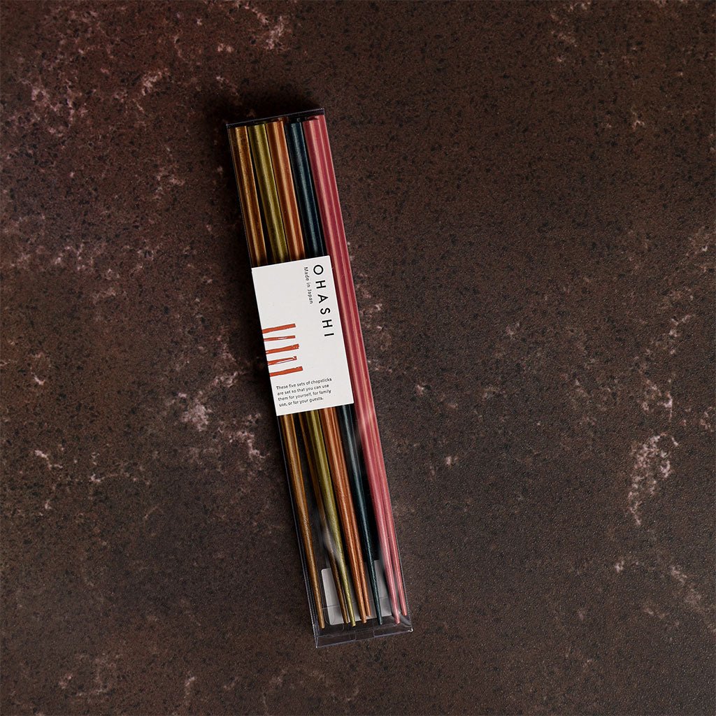 Ohashi Belchic Bamboo Chopsticks, Set of 5 Boston General Store