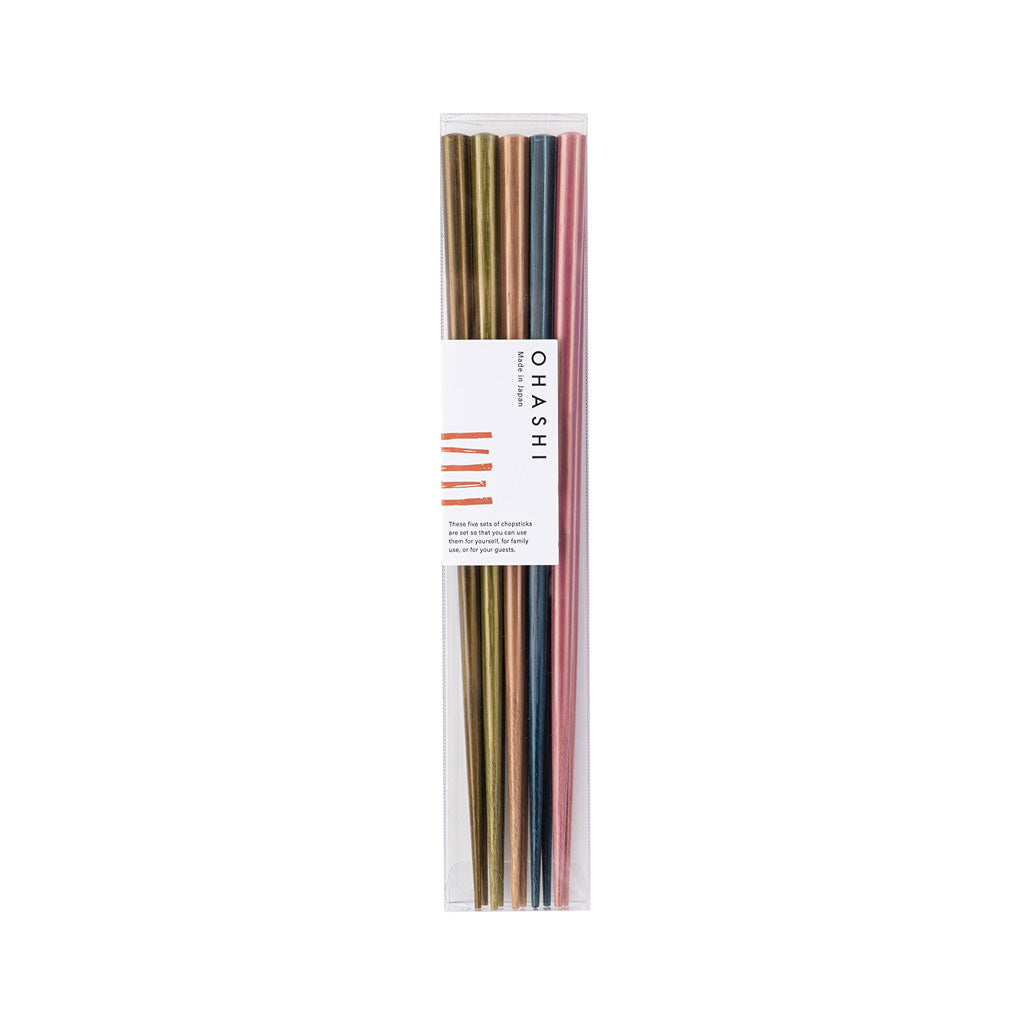 Ohashi Belchic Bamboo Chopsticks, Set of 5 at Boston General Store
