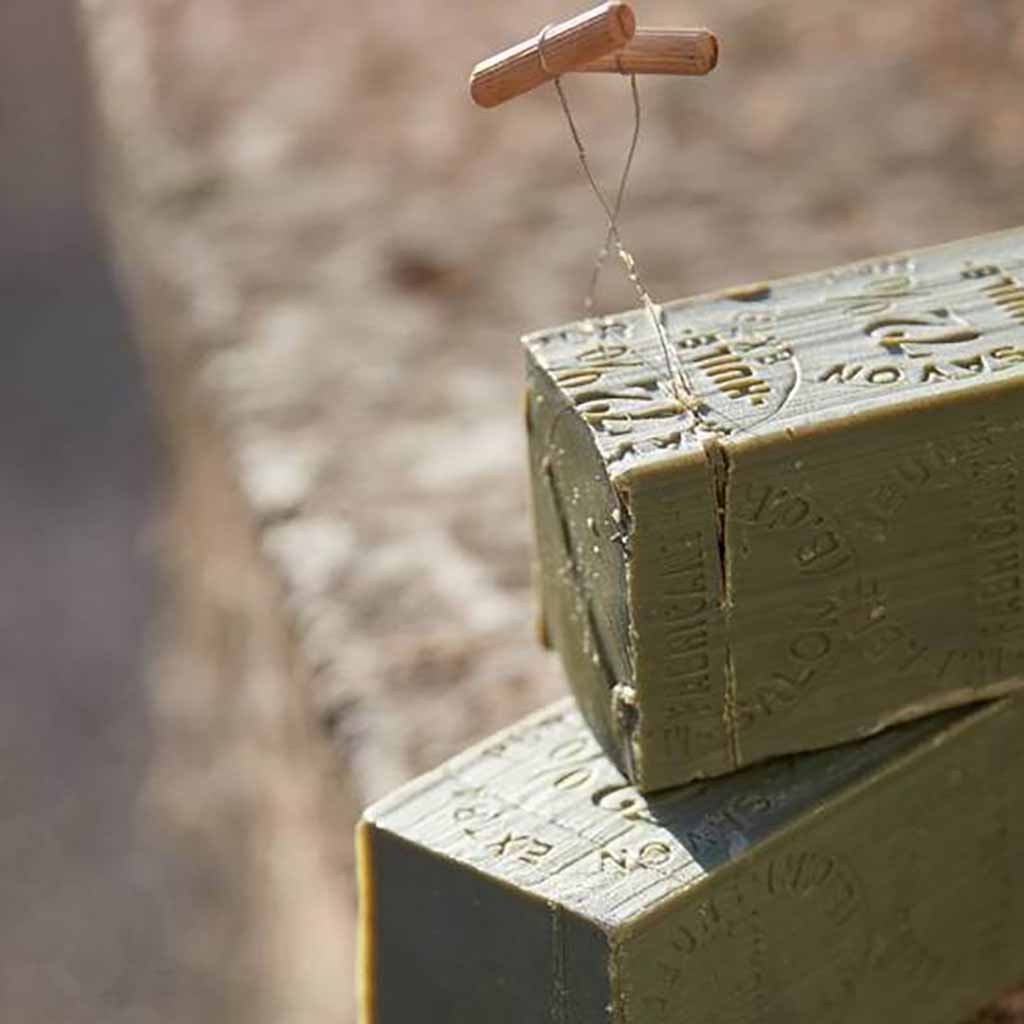 Olive Oil Marseille Soap Block in Wooden Box    at Boston General Store