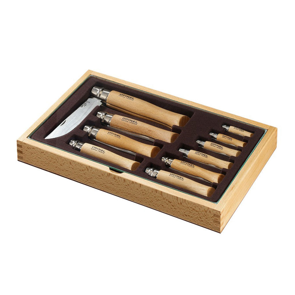 Opinel Stainless Steel Folding Knife Collector Set at Boston General Store
