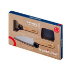 Boxed Le Petit Chef Knife Set by Opinel on white background