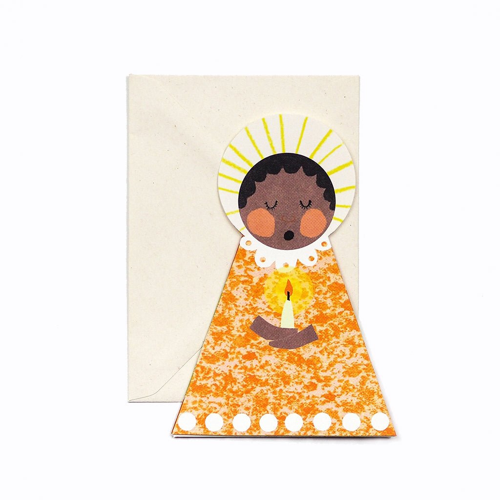 Orange Angel Holiday Card Boston General Store