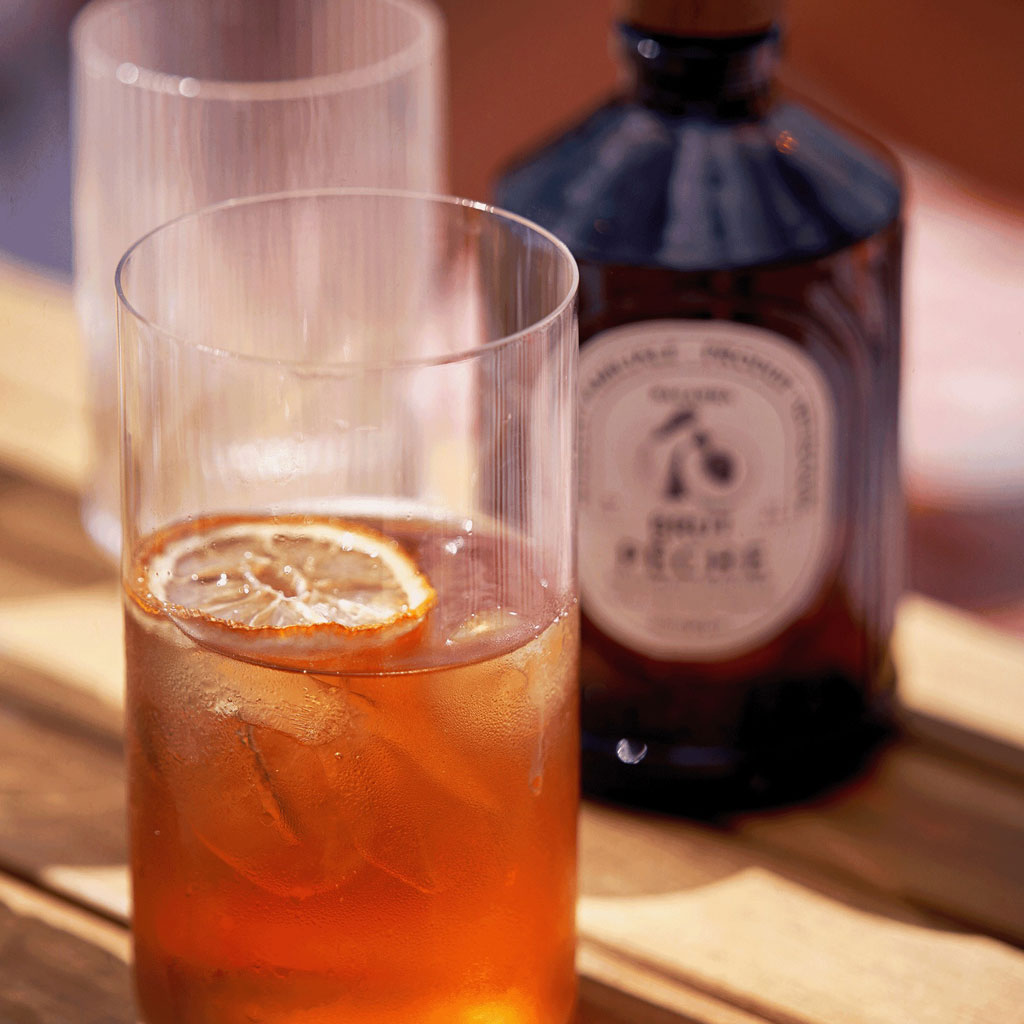 Organic Raw Peach Syrup at Boston General Store