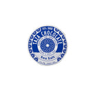 Taza Chocolate sea salt dark chocolate disc packaging on a white background