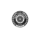 Taza organic stone-ground dark chocolate disc with vanilla in packaging on white background