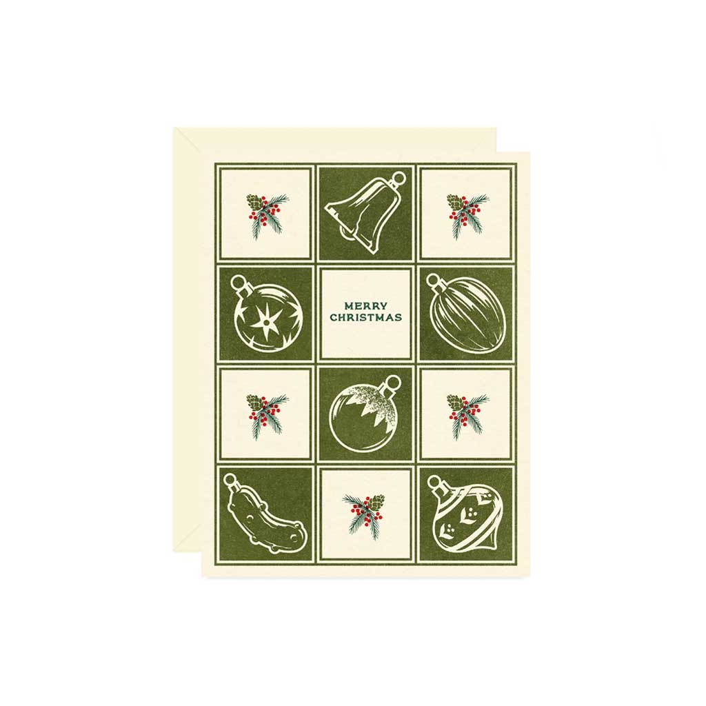 Ornaments Holiday Card Boston General Store