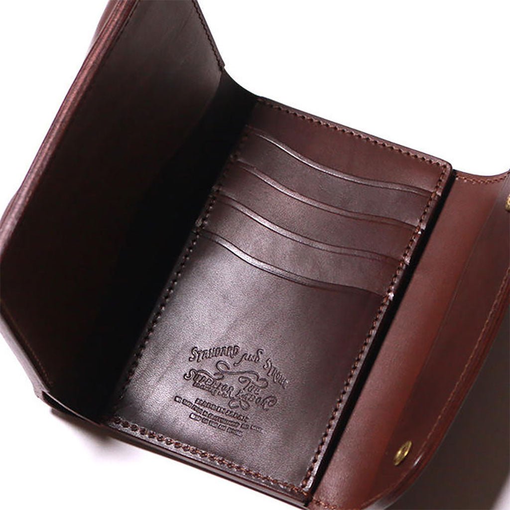 Outside Pocket Leather Middle Wallet Boston General Store