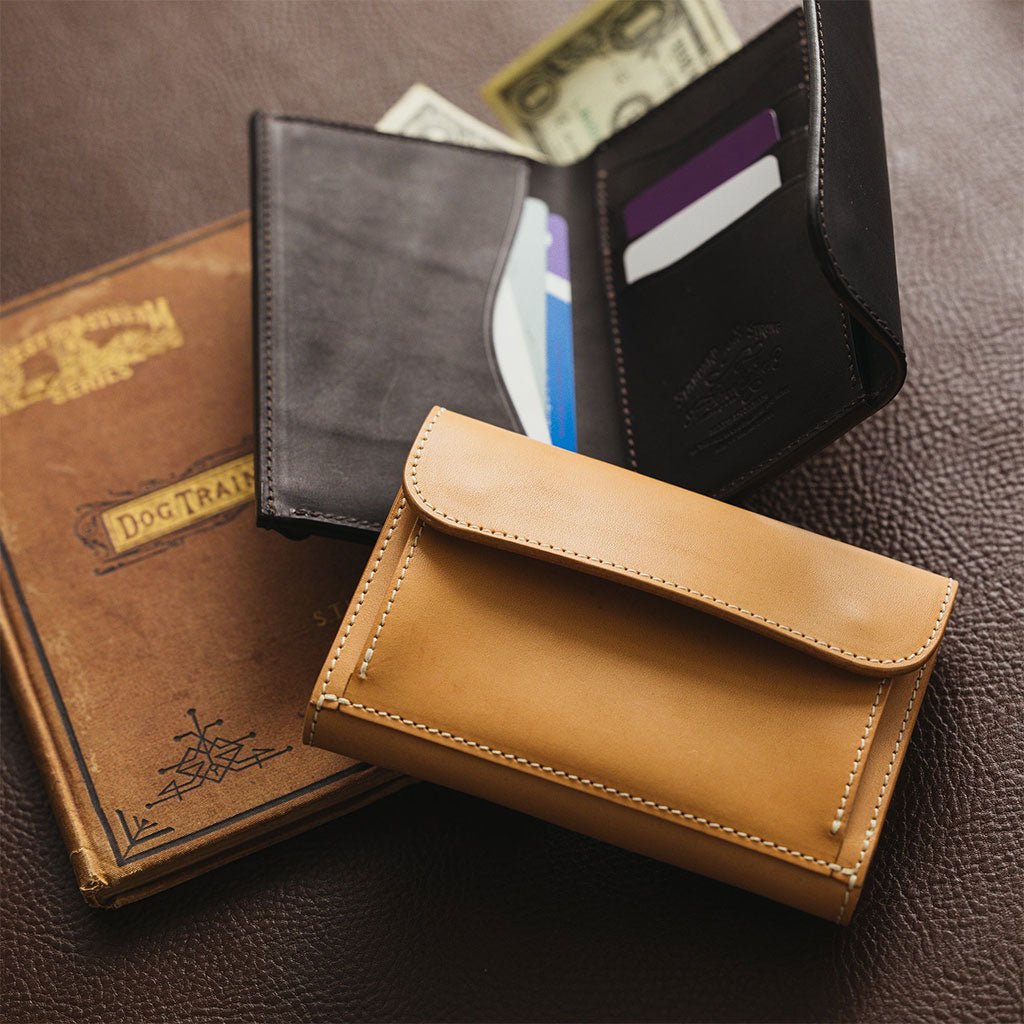 Outside Pocket Leather Middle Wallet Boston General Store