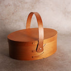 Oval Wood Shaker Box with Handle Boston General Store