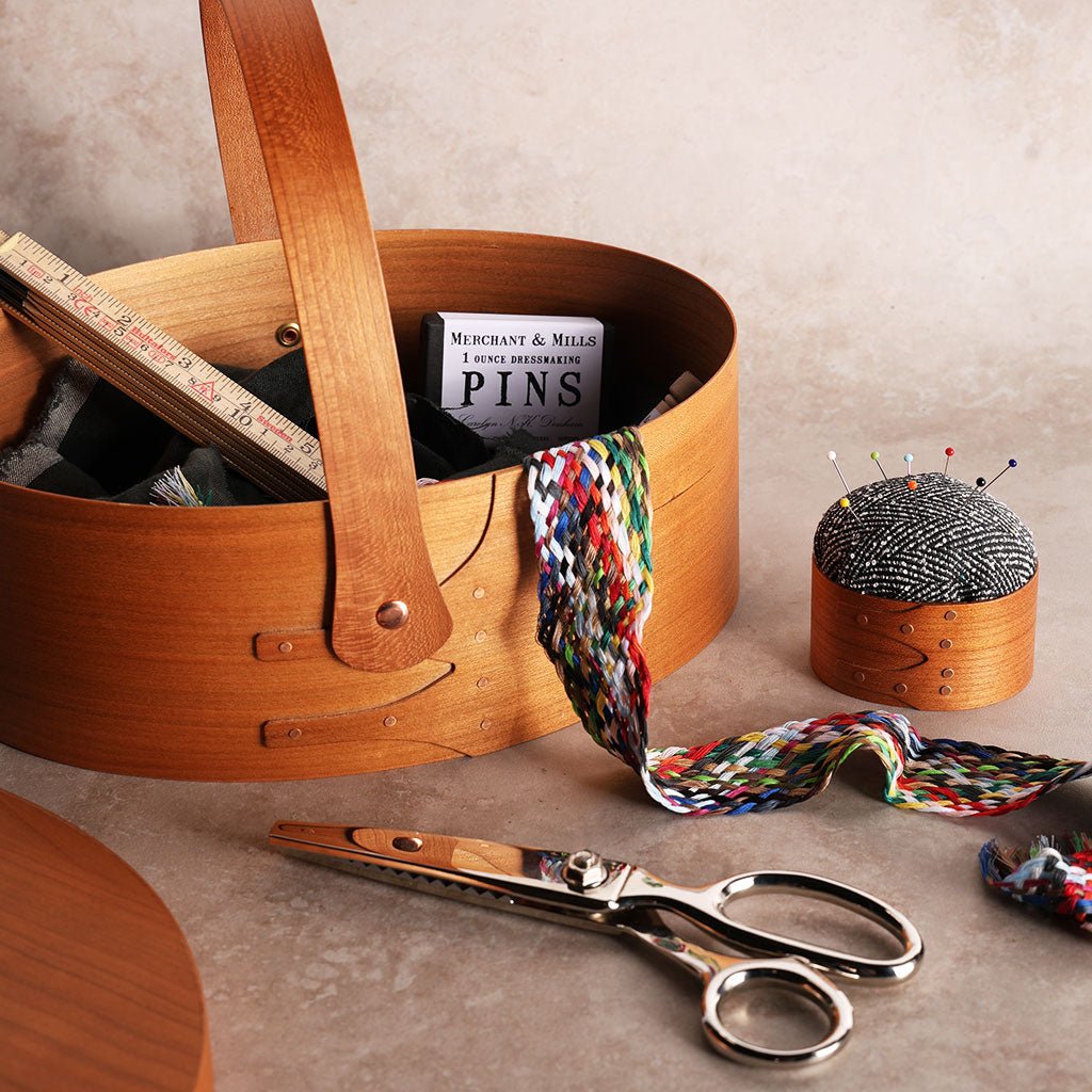 Oval Wood Shaker Box with Handle | Boston General Store