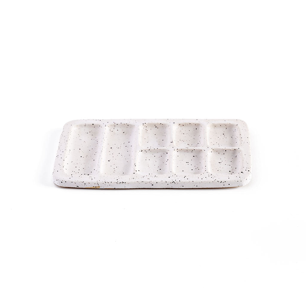 Hand-Carved Paint Palettes 6-Pan Palette   at Boston General Store
