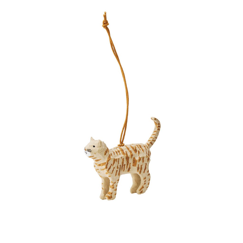 Paper Mache Cat Ornament Boston General Store