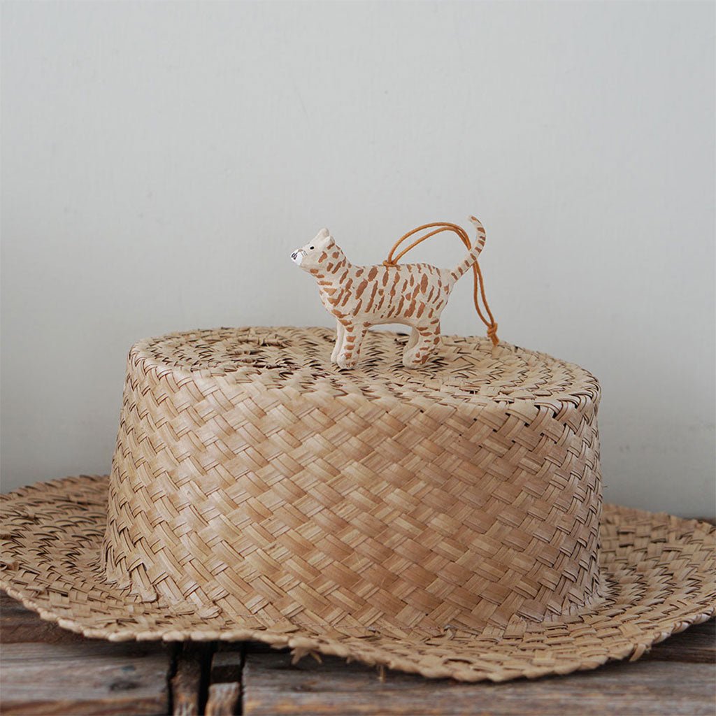 Paper Mache Cat Ornament Boston General Store