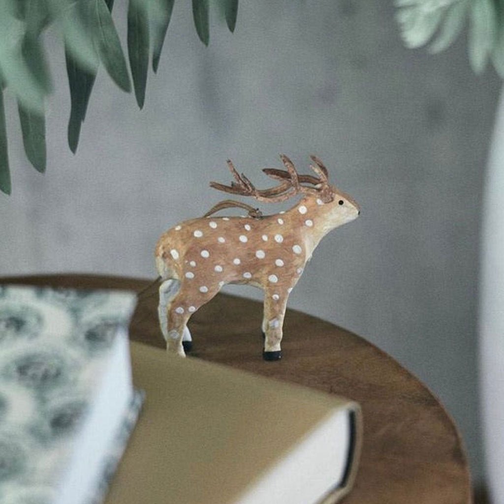 Paper Mache Reindeer Ornament Boston General Store