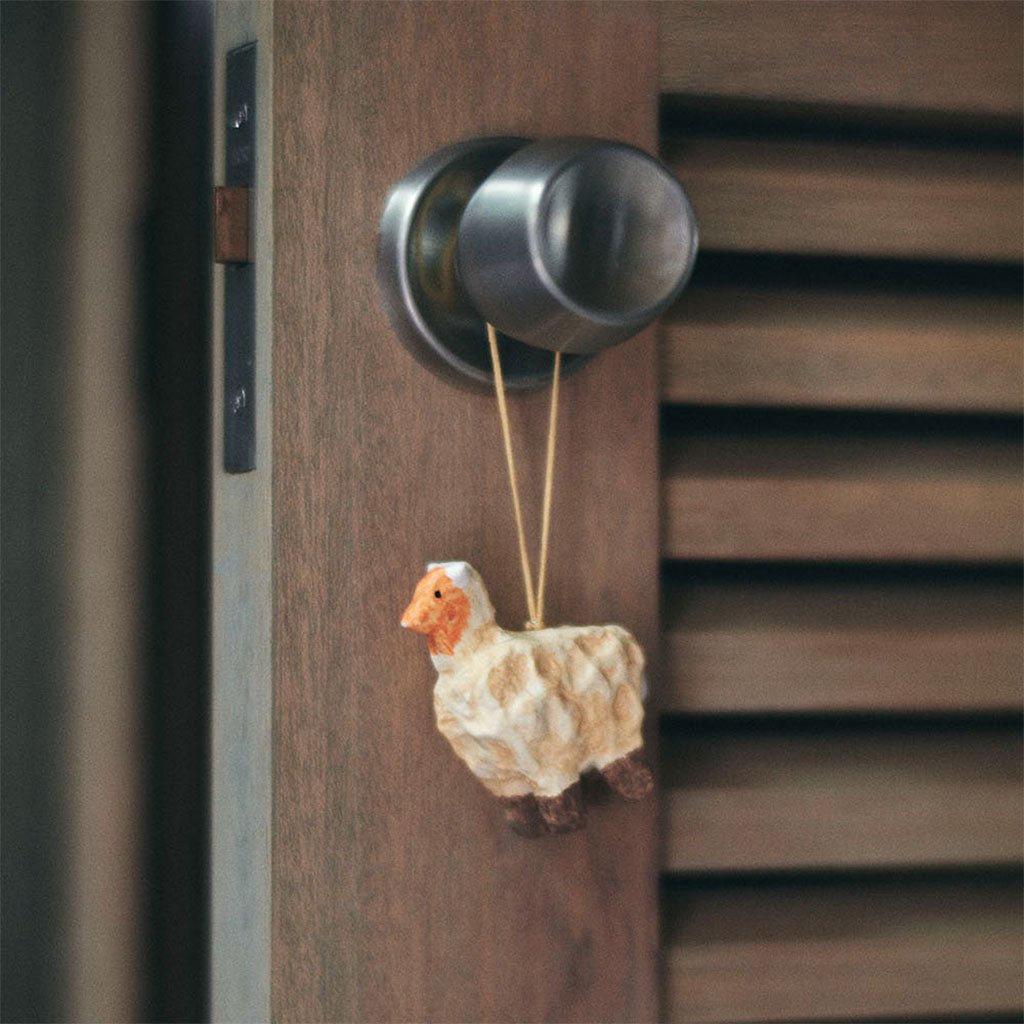 Paper Mache Sheep Ornament Boston General Store