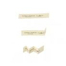 Papier d'Arménie incense paper strips being folded on white background