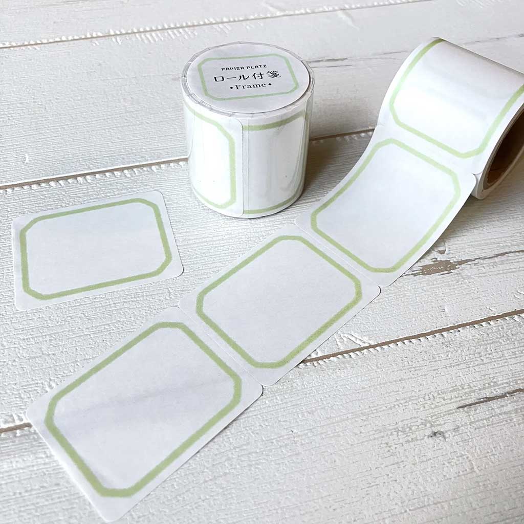 Papier Platz Green Frame Stickers at Boston General Store