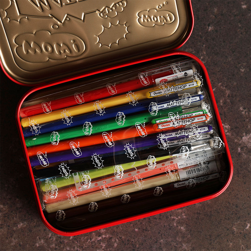 Pentel Mattehop Gel Pen - Complete Set of 21