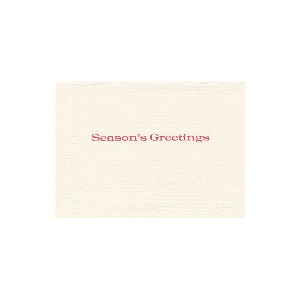 Pinecones Holiday Greeting Card Boston General Store
