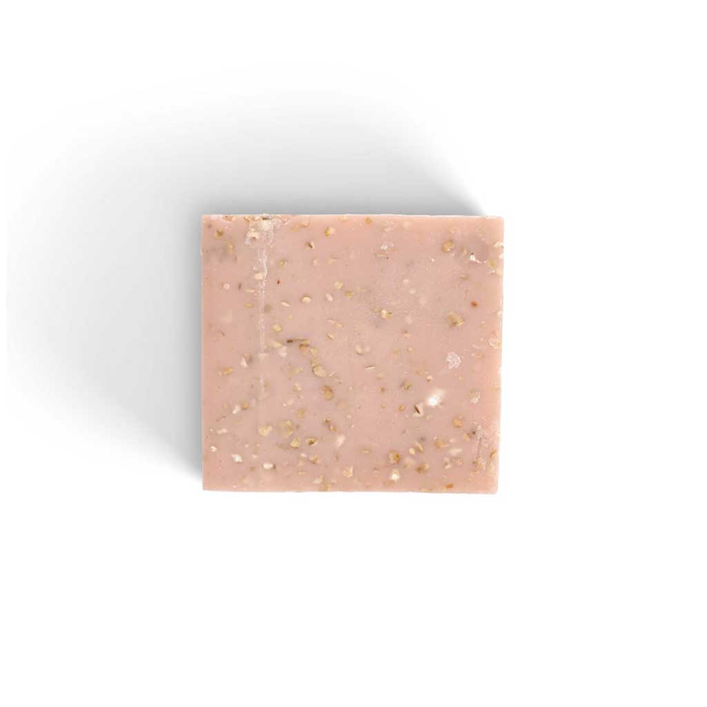 Bar of SallyeAnder poison ivy stop the itch soap on white background