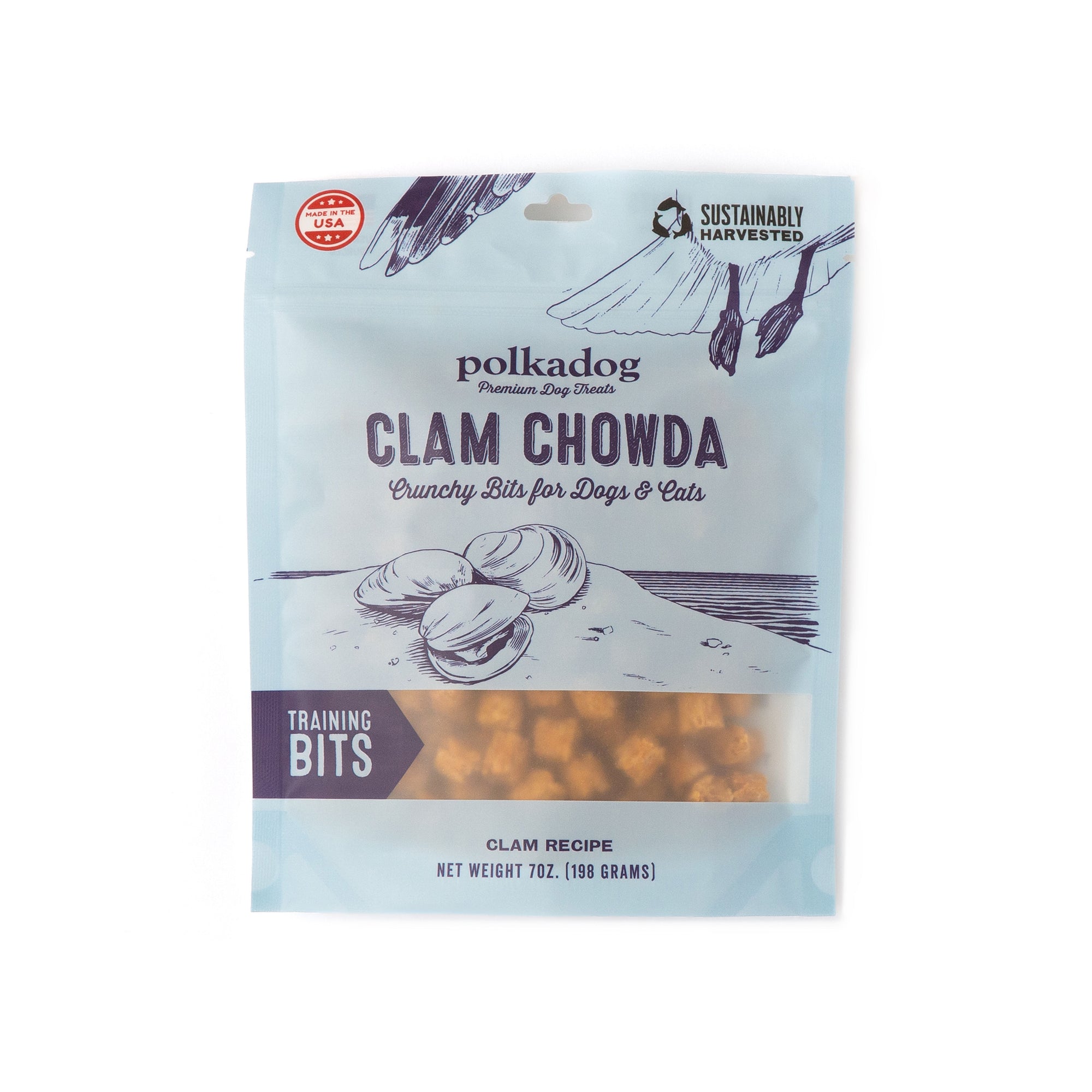 Clam Chowda Bits at Boston General Store