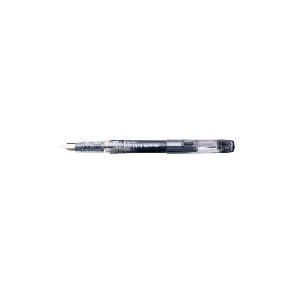 Black fountain pen on a white background
