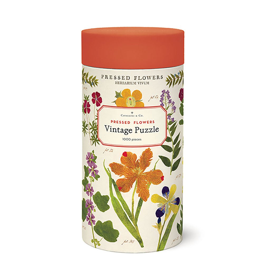 Pressed Flowers Vintage - Themed Puzzle Boston General Store