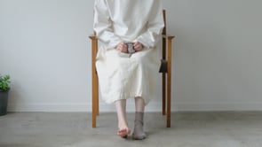 Linen Ribbed Socks at Boston General Store