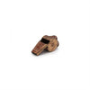 Video with sound of Acme distressed brass 60.5 air ministry whistle on white background