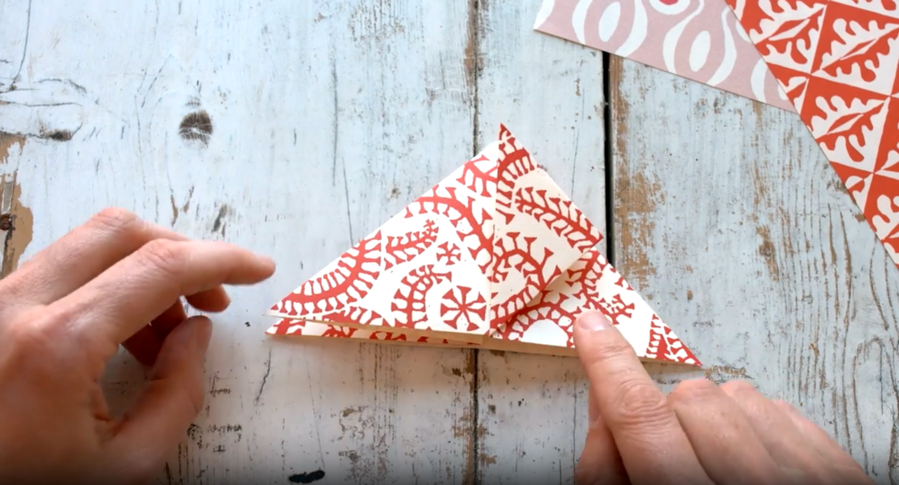 Instructional video showing how to make origami butterfly kit from Cambridge Imprint