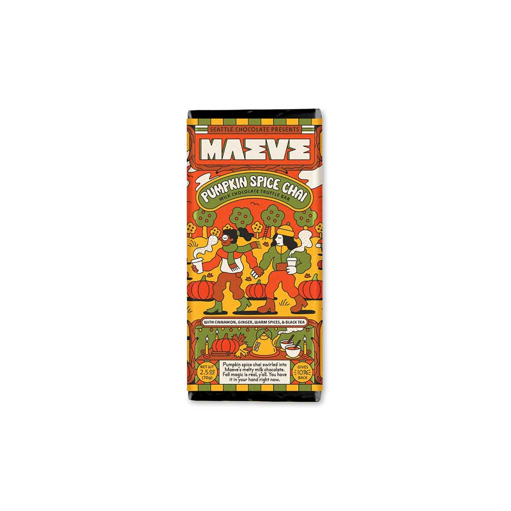 Pumpkin Spice Chai Truffle Chocolate Bar Boston General Store
