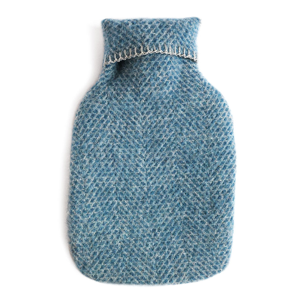 Pure New Wool Hot Water Bottle Beehive Ink   at Boston General Store
