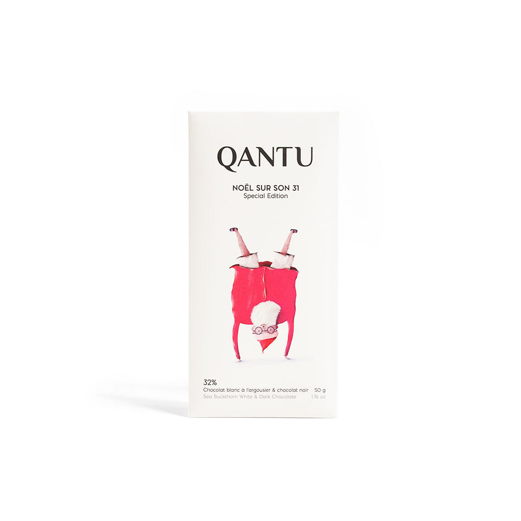 Qantu Noel Sur Son 31 - Sea Buckthron White and Dark Chocolate Swirl    at Boston General Store