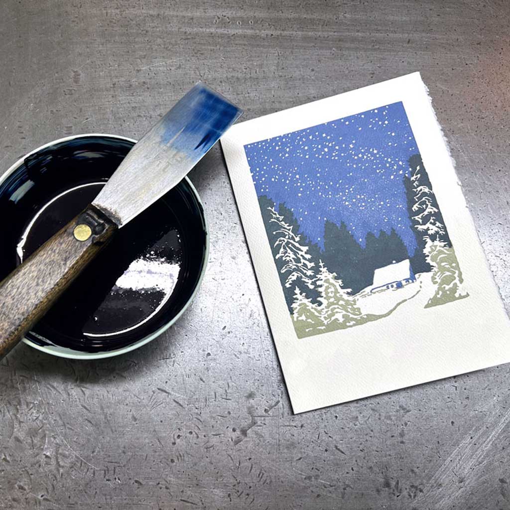 Quiet Night Holiday Greeting Card Boston General Store