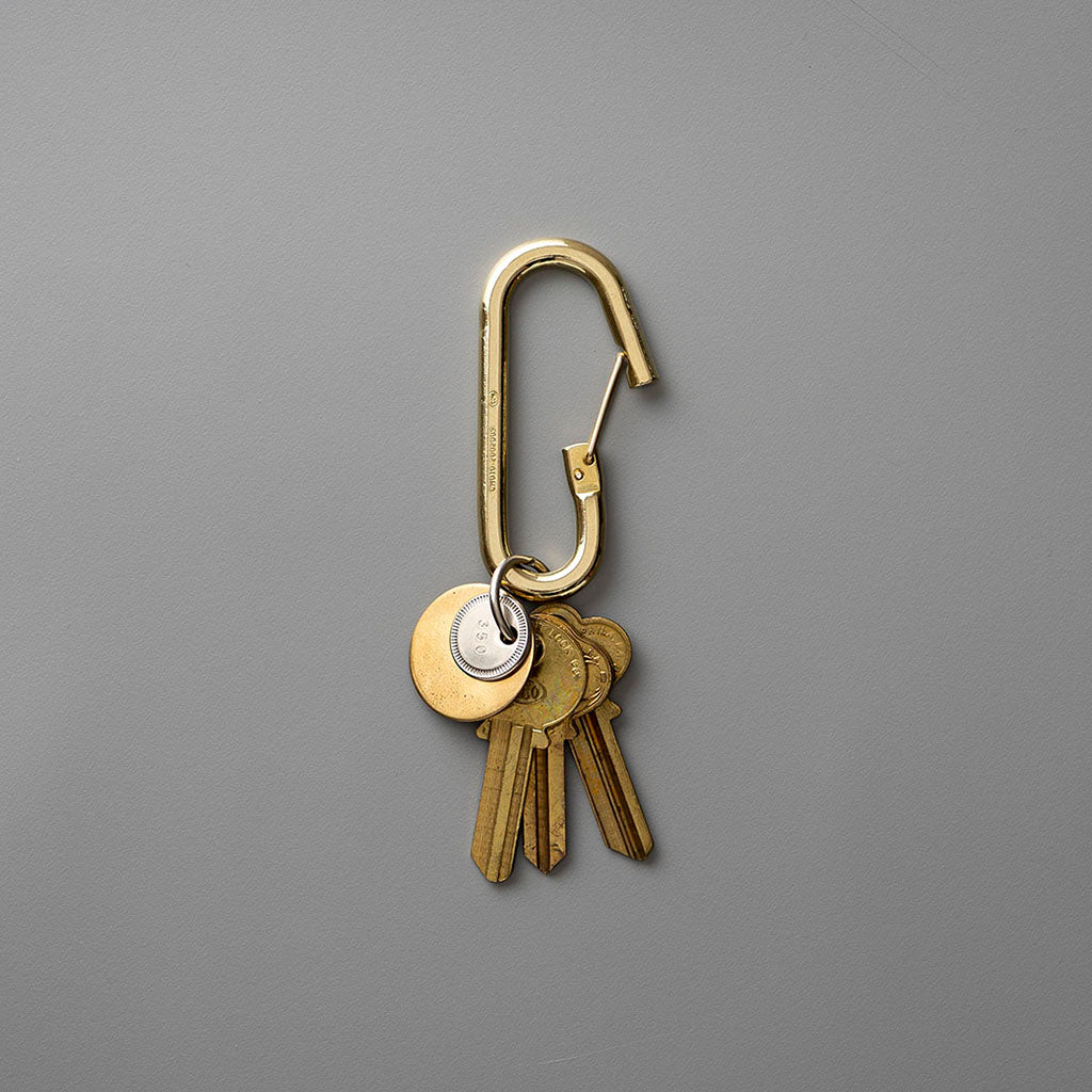 Raff Brass Key Ring    at Boston General Store