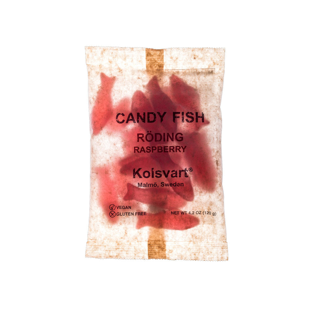 Kolsvart Swedish Fish Raspberry at Boston General Store