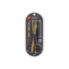 Pencut Premium Shears in retail blister packaging, featuring gold-toned metal blades and black handles on white background.