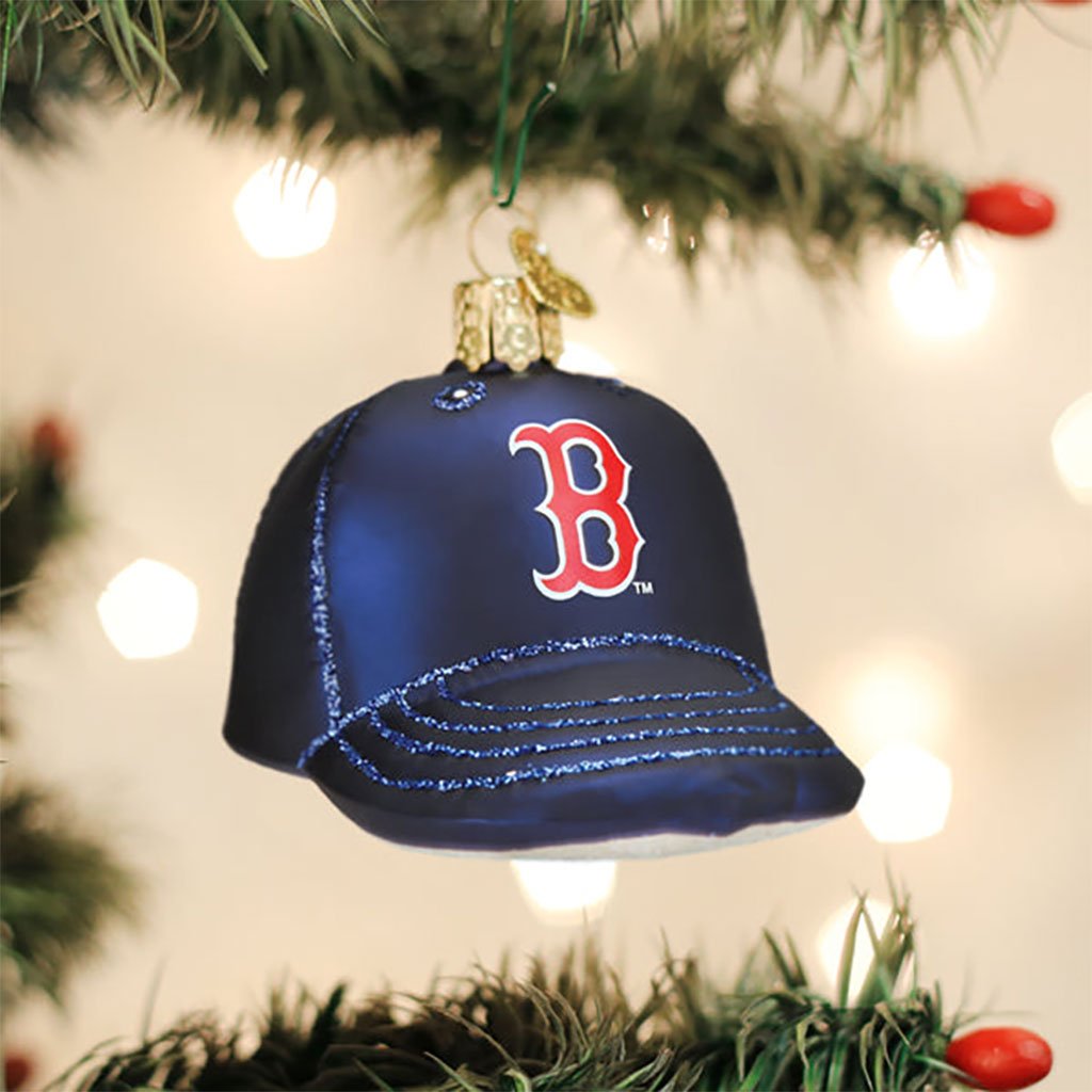 Red Sox Baseball Cap Ornament Boston General Store
