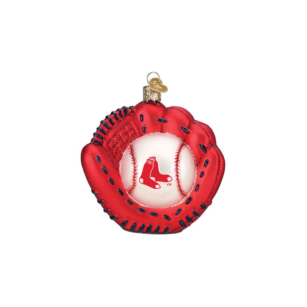Red Sox Baseball Mitt Ornament Boston General Store