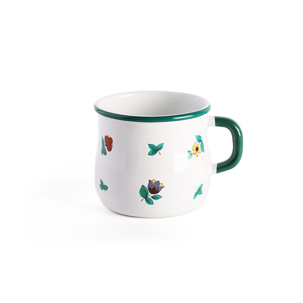Enamel Mug: Floral Design    at Boston General Store