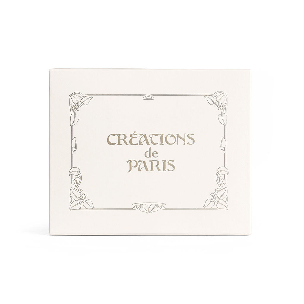 Rossi Cream Florentine Paper Stationery Set, Box of 25 at Boston General Store