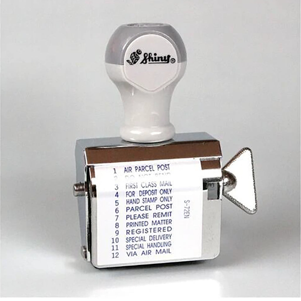 Shiny Rotating Office Stamp    at Boston General Store