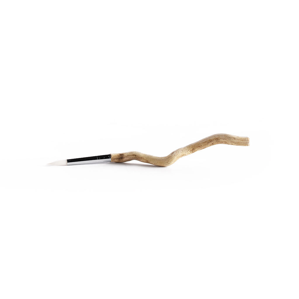 Driftwood Round Paint Brushes    at Boston General Store