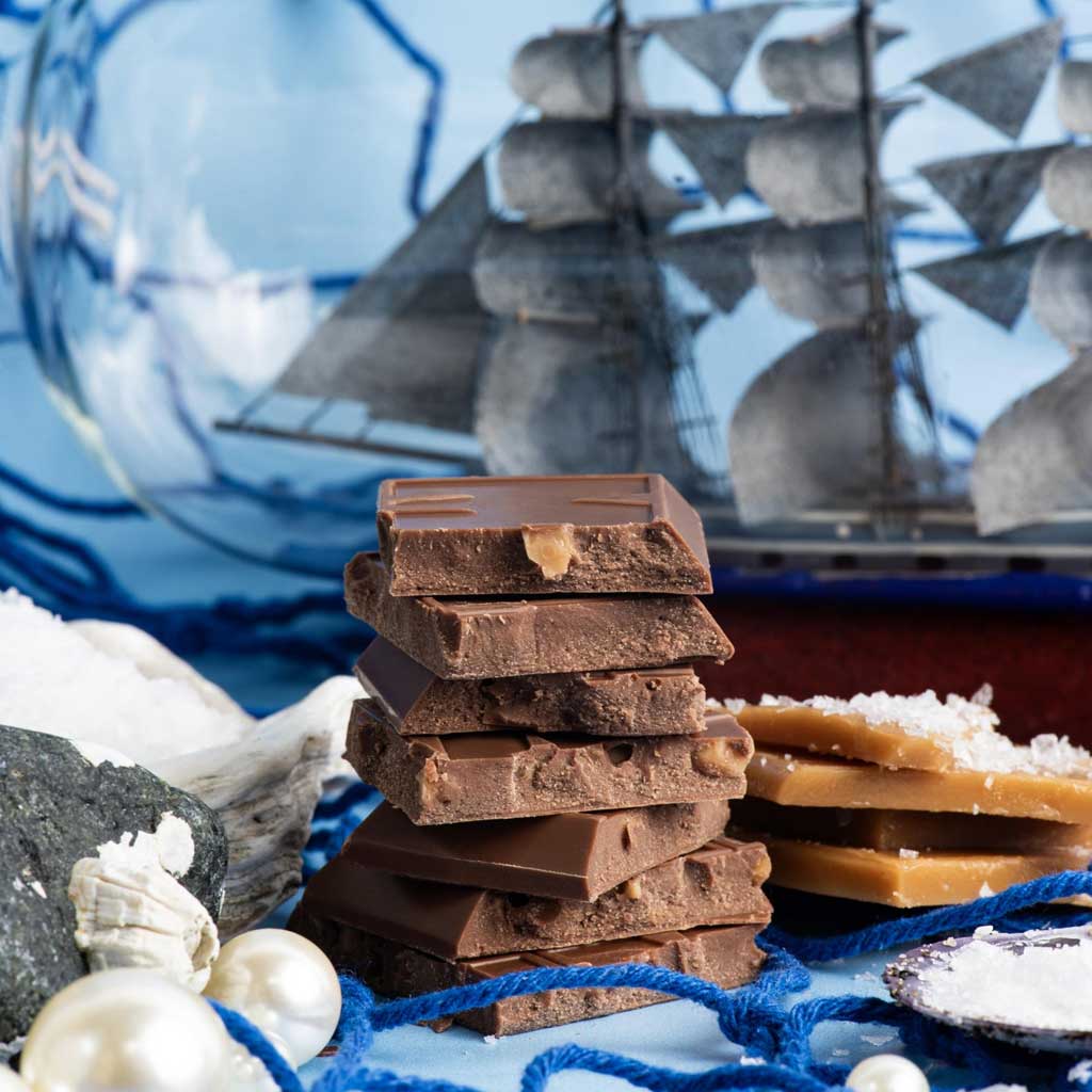 San Juan Salted Toffee Truffle Chocolate Bar at Boston General Store