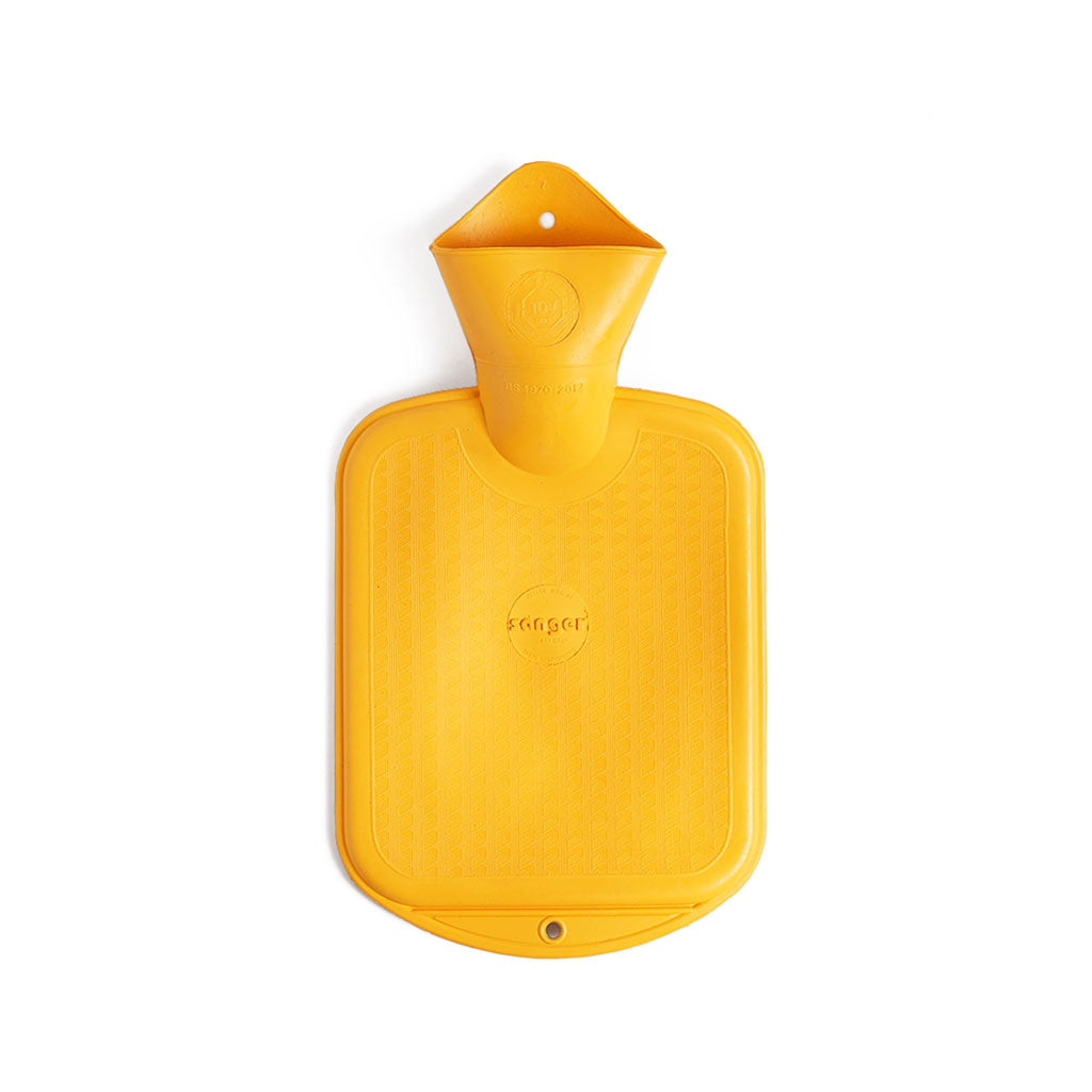Mini Hot Water Bottle Yellow at Boston General Store