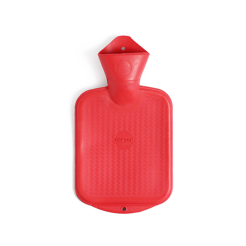 Mini Hot Water Bottle Red at Boston General Store